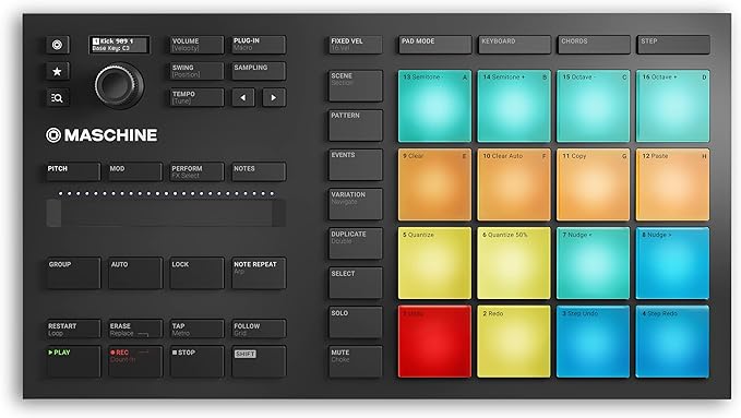 Native Instruments Maschine Mikro Mk3 Drum Controller Review - Compact Music Production Instrument